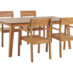 Tuinset 4-zitter FORNELLI Acaciahout Bruin