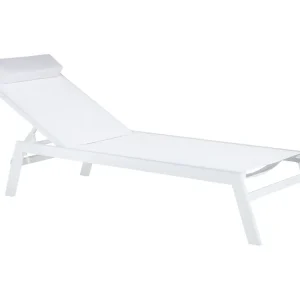 Ligstoel CATANIA Metaal Wit