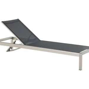 Ligstoel FOSSATO Metaal Zwart