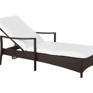 Ligstoel met kussen VASTO Bruin