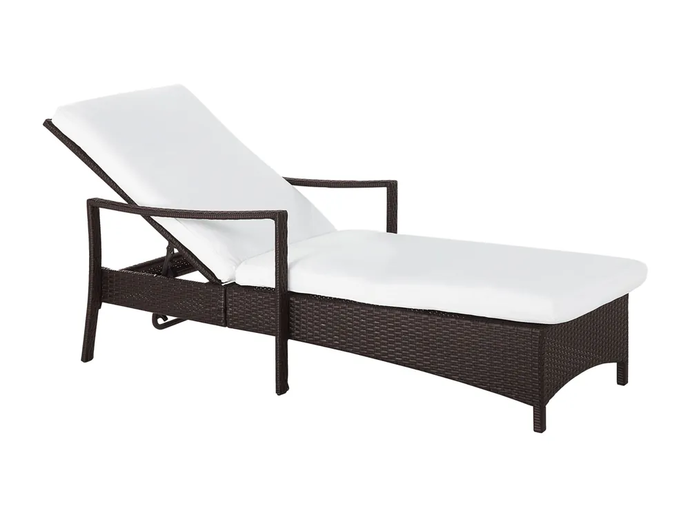 Ligstoel met kussen VASTO Bruin