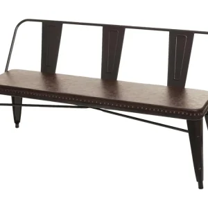 3-zitsbank MCW-H10,zwartbruin