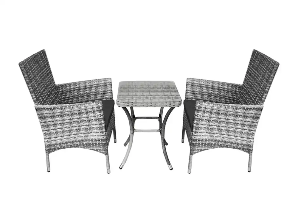 Jard?- Bistroset - Licht Grijs - 3-delig