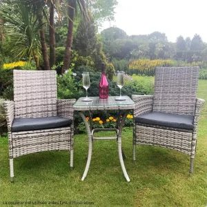 Jard?- Bistroset - Grijs - 3-delig