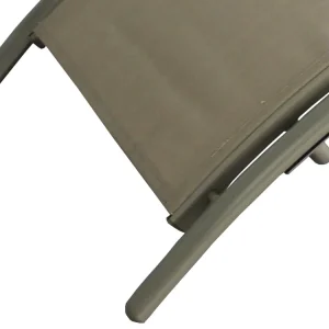 Verstelbare en stapelbare 2-delige Cappuccino ligbedset met stalen poten - Duo ligbedden Limea