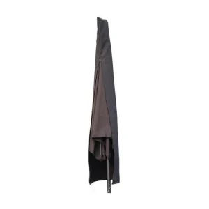 Beschermhoes voor parasol SOLENZARA LED 200x40x45cm - Donkergrijs - Waterafstotend - Glasvezelstang inbegrepen