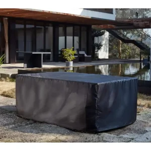 Beschermhoes voor tuinset van hars FLORIDA 10 plaatsen 166 x 110 x 73 cm