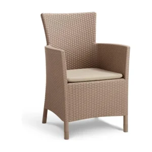 Tuinstoel Iowa cappuccinokleurig 215519