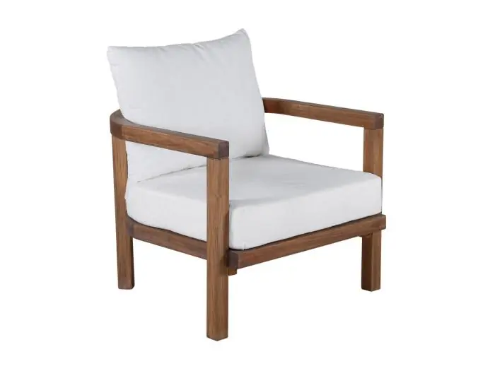 Erica tuinstoel wit, natuur.