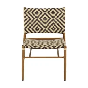 Calapan leunstoel tuin stapelbaar bruin.