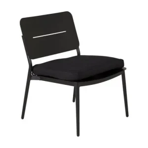 Lina tuinstoel zwart.