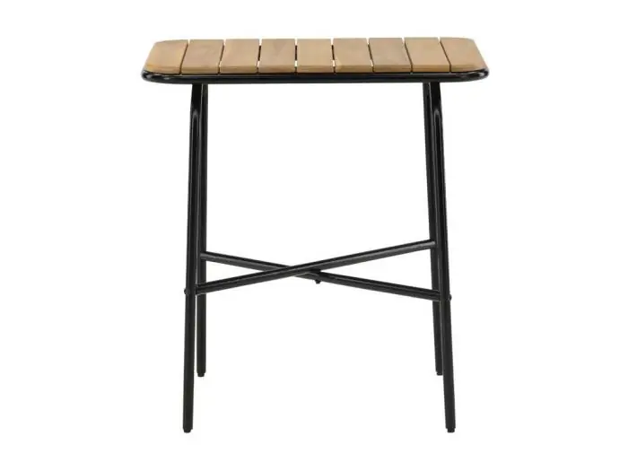 Holmbeck caf?? tafel 88x70cm naturel.