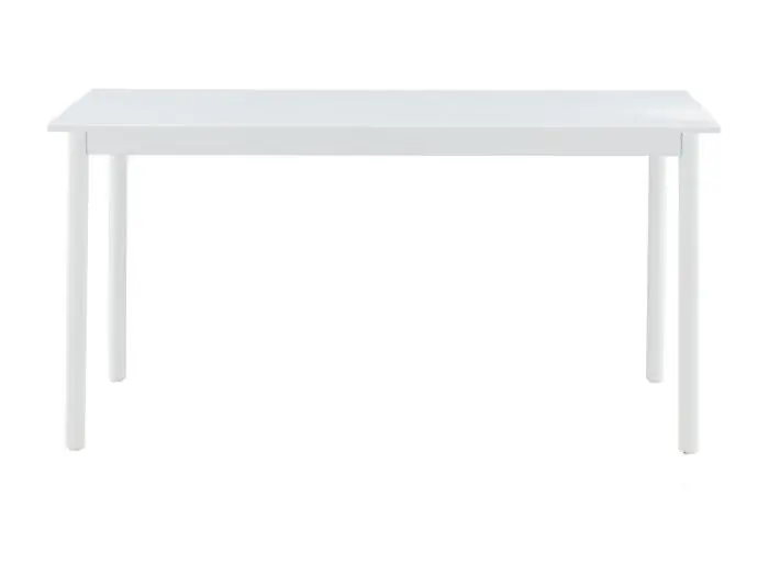 Modena eettafel tuin wit.