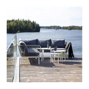 Roxo loungeset 4 delen grijs,wit.