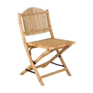 Cane tuinstoel incl. kussen lichtgrijs, natuur.