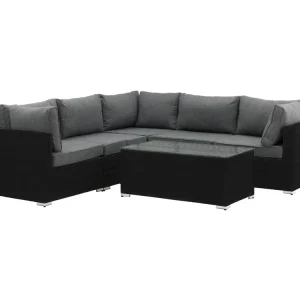 Amazon loungeset 2 delen grijs,zwart.