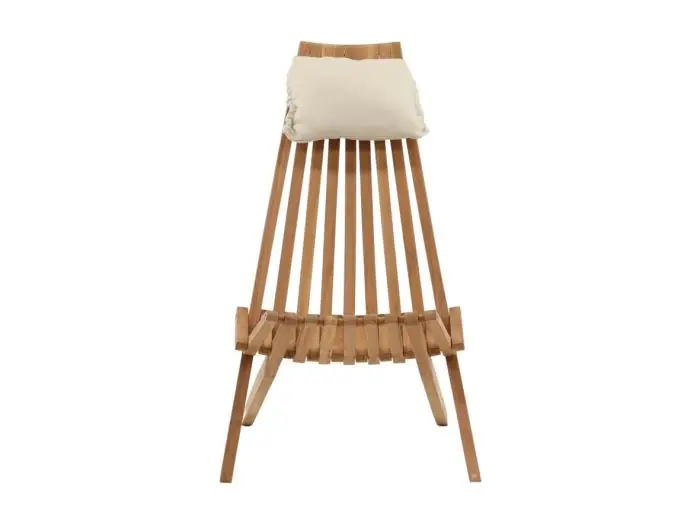 Kenya leunstoel tuin incl. kussen teak.