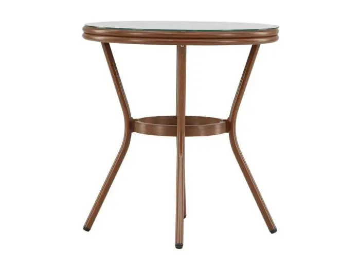 Loures caf?? tafel ?70 bruin.