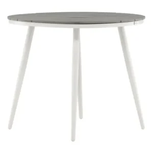 Break eettafel tuin ?90cm witgrijs.
