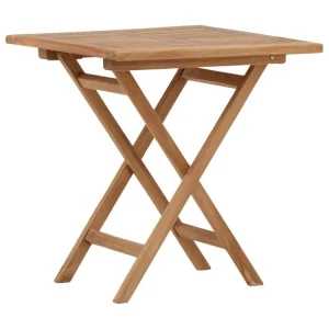 Kenya tuintafel 70x70cm naturel.