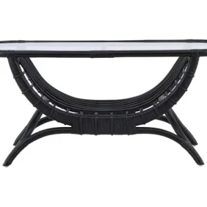 Moana tuintafel bijzettafel 60x96cm zwart.