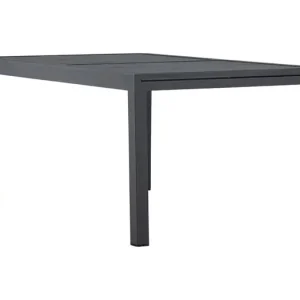 Capo tuintafel met uittrek 160/240 cm zwart.