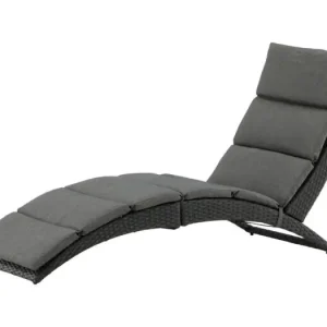 Archie ligstoel zwart.