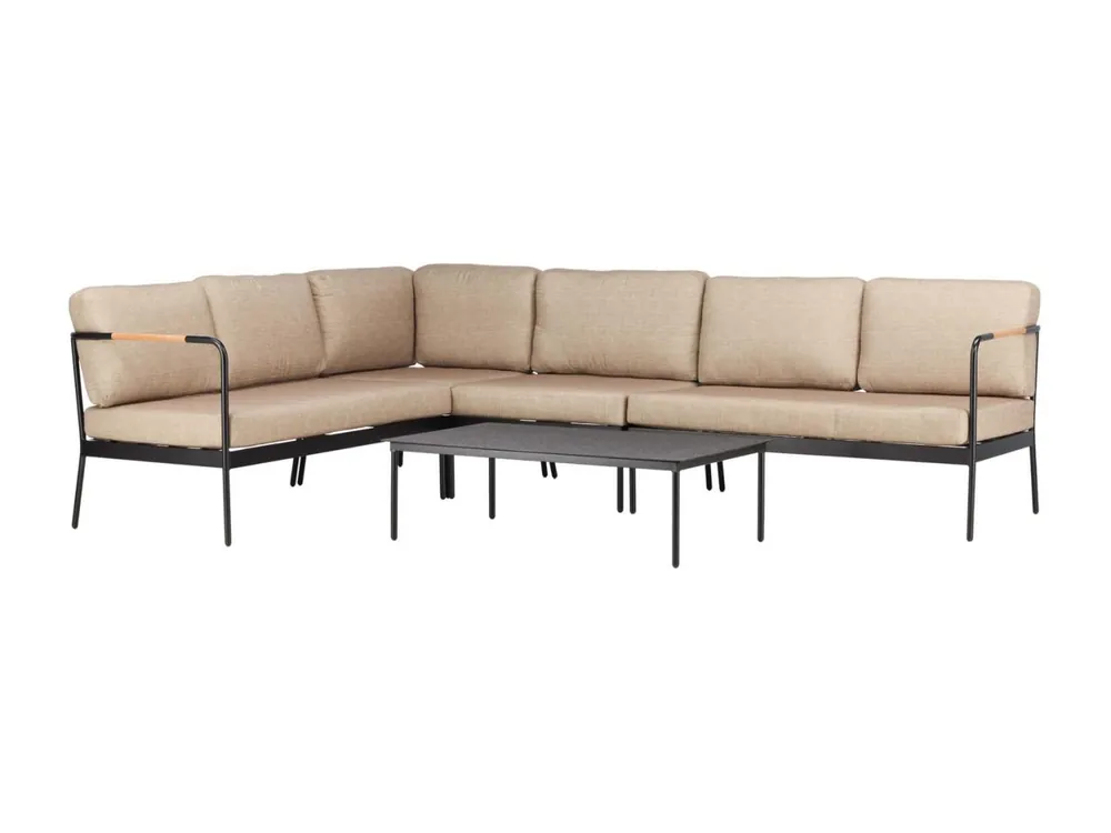 Pehnna loungeset 2 delen beige,zwart.