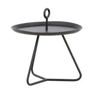 Pamplona tuintafel bijzettafel ?40 zwart.