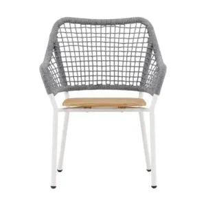 Amora leunstoel tuin grijs.