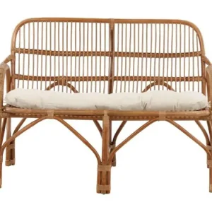 Nella tuinbank met tuinkussen 2 pers. naturel.