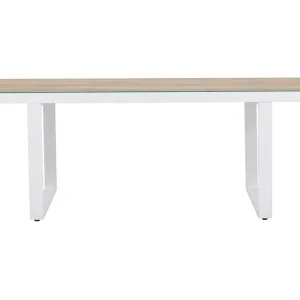Merlo tuintafel 90x200cm wit.