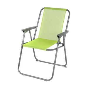 Opvouwbare tuinstoel van groene appelkleurige stof 53x55x75cm