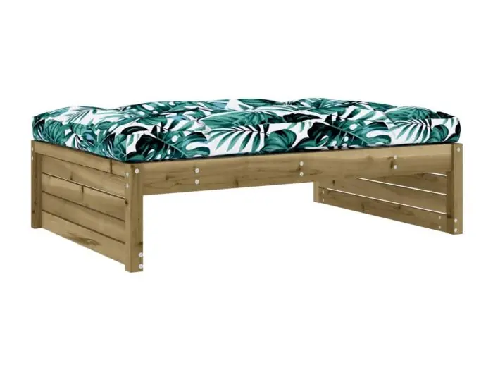 Anne-CamilleTuinvoetenbank 120x80 cm ge?mpregneerd grenenhout