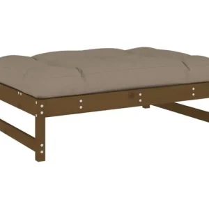 HelyndraTuinvoetenbank 120x80 cm massief grenenhout honingbruin