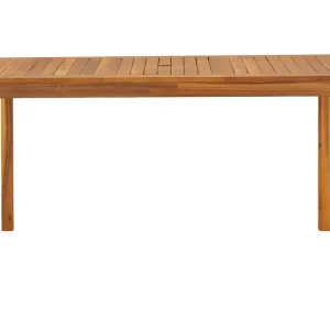 AmiensTuintafel 140x80x74 cm massief acaciahout