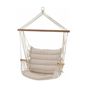 Tapaz hangend tuinstoel wit.