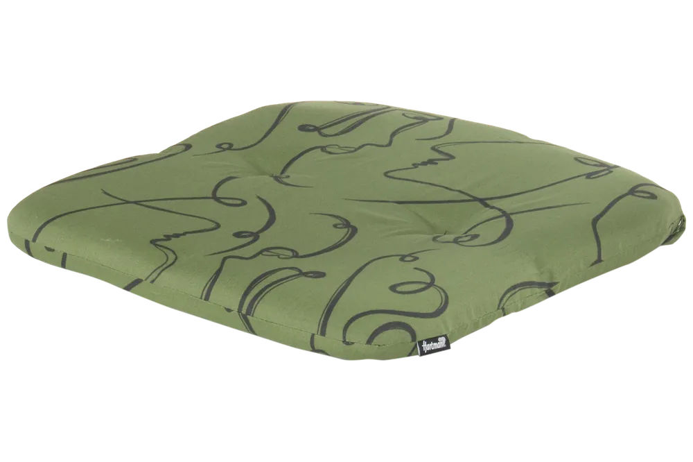 Faces Green Zitkussen