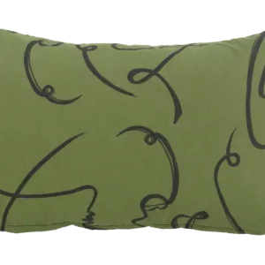 Faces Green Lendekussen