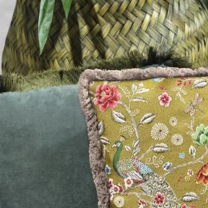 Pavonne Yellow Sierkussen