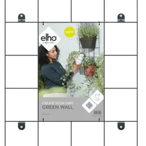 Elho rek loft urban green wall - living black