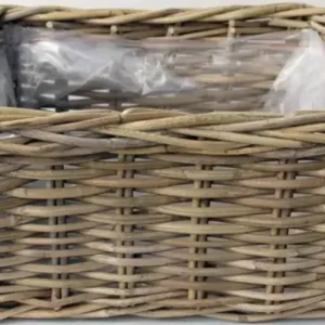 Bloembak l40b40h20cm antiek grijs