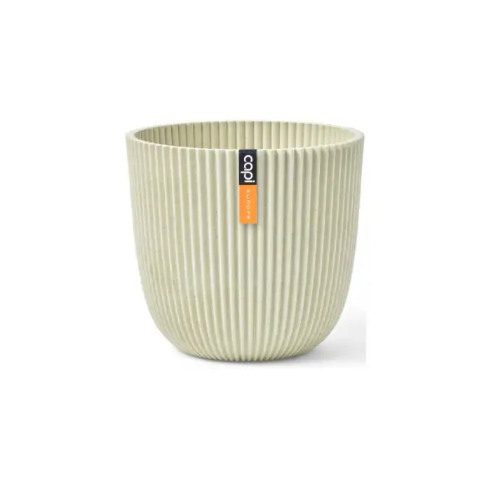 Capi Pot bol groove 21x20 - Zaagsel Beige