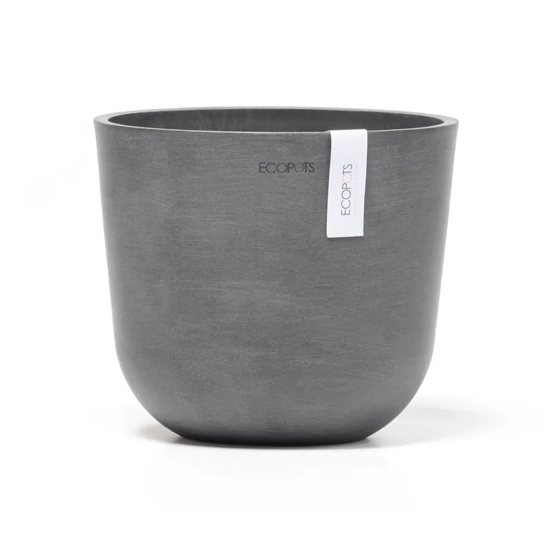 Ecopots Bloempot Oslo mini ?19cm - Grijs
