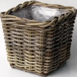 Bak l21b21h19cm antiek grijs