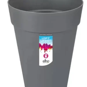 Elho pot loft urban rond hoog D28cm antraciet