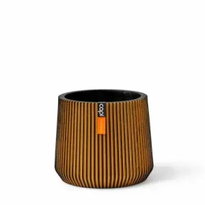 Sandbag groove d27h22cm zwart goud