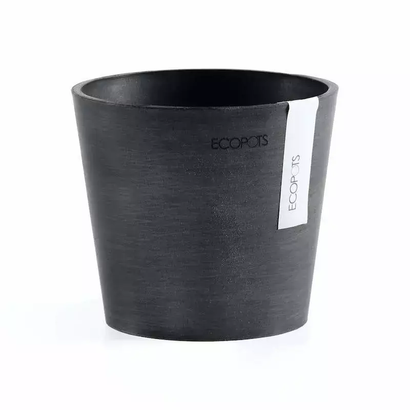 Ecopots Bloempot Amsterdam Mini ?17cm - Donkergrijs
