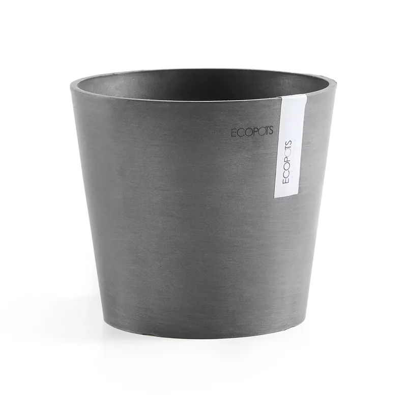 Ecopots bloempot Amsterdam Mini ?17cm - Grijs