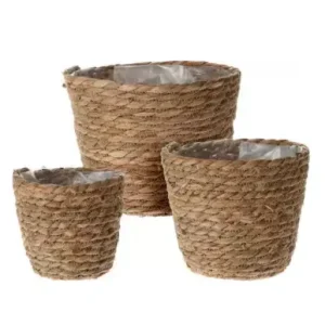 BLOEMPOT CATTAIL LEAVE SET3